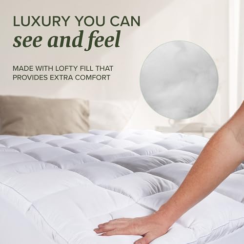 Beckham Hotel Collection Twin XL Hybrid Mattress Protector Pad 1
