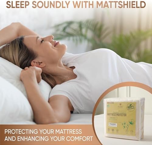 Mattshield Original Deluxe Waterproof Organic Mattress Protector King