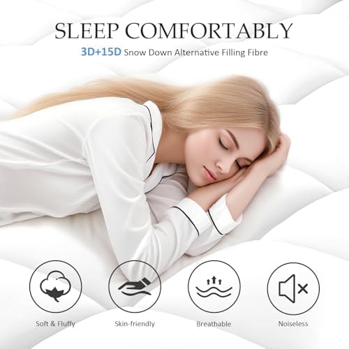 4 Inch Twin Mattress Toppers Dual Layer Cooling and Support