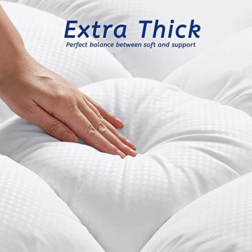 MATBEBY Twin Mattress Topper for Back Pain Support