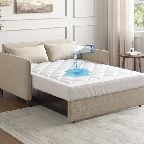 Sleep Philosophy Waterproof Queen Mattress Pad for Sofa Bed
