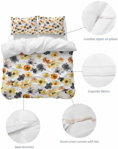 Boanket 3-Piece Queen Duvet Cover Set with Zipper 1