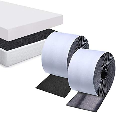 TEUVO Non Slip Mattress Pad with Hook Loop Tape
