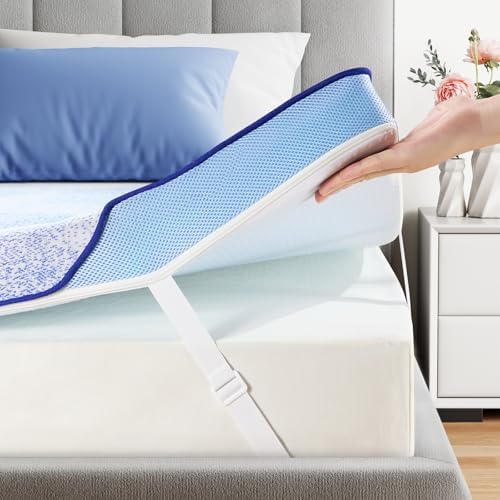 PERLECARE 3 Inch Firm Mattress Topper for Back Pain Relief