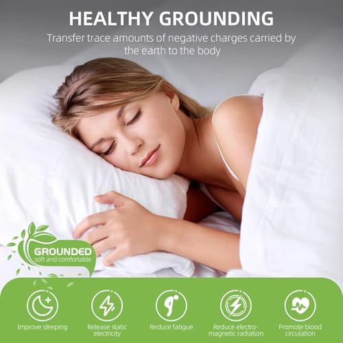 TWK Grounding Mat for Bed - Stress Relief and Sleep Improvement