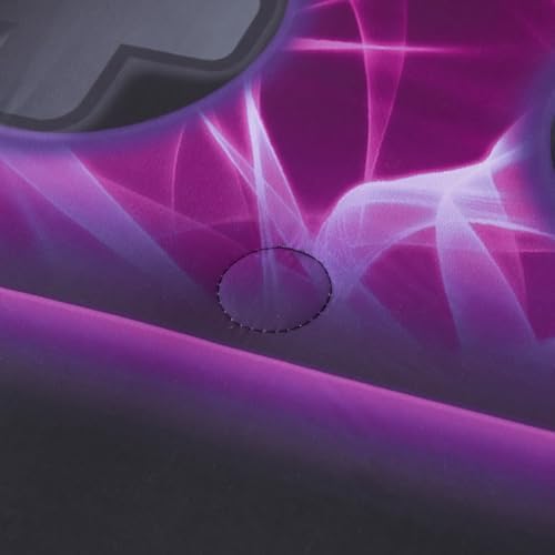ZRNBAST 3D Purple Fire Gamepad Bed in a Bag Set