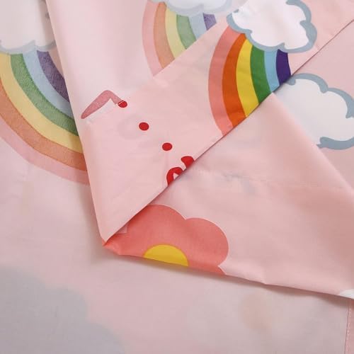 SDY 3PCS Rainbow Fitted Sheet Set for Kids