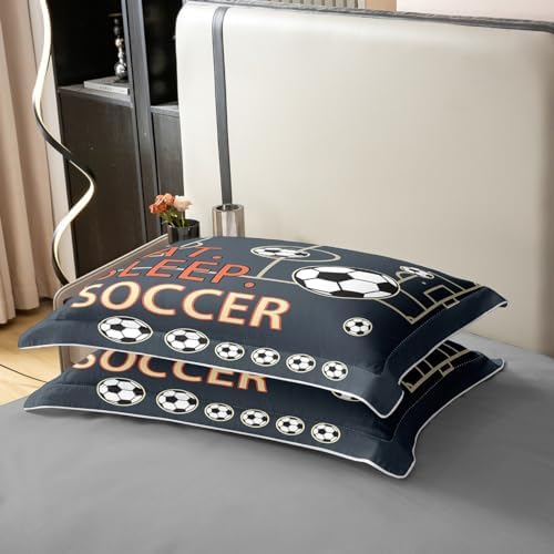 Feelyou Soccer Duvet Cover Set Twin No Comforter 1