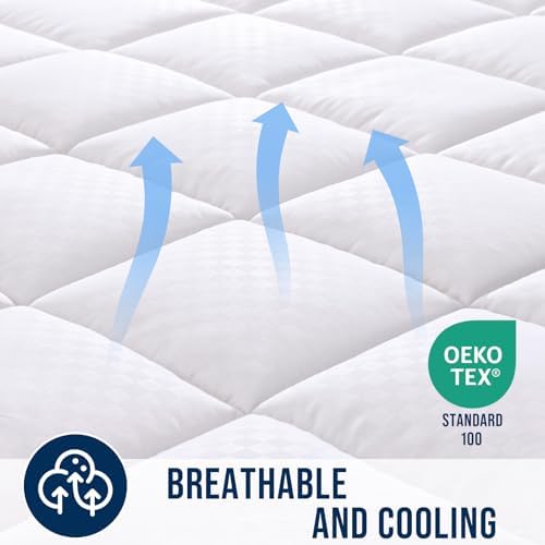 OLANLY Full Mattress Pad - Cooling Soft Breathable
