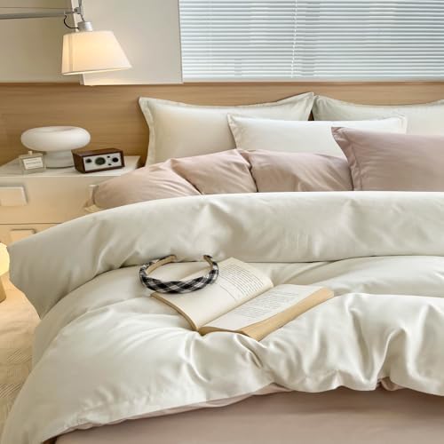 PAJEO Queen Size 3-Piece Duvet Cover Set - Ultra Soft Microfiber