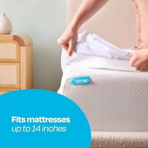 Linenspa Waterproof 5-Sided Mattress Protector Twin 1