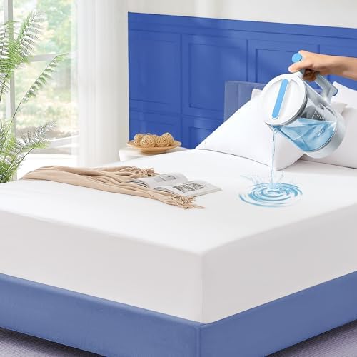 HALANS King Waterproof Mattress Protector Breathable Fitted Sheet