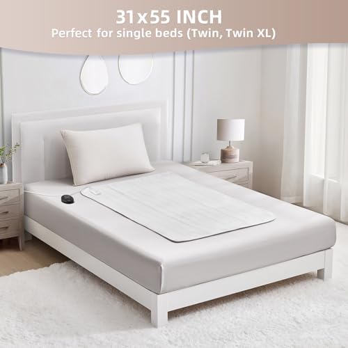Bwarm Electric Heated Mattress Pad Mini Twin 31 x 55