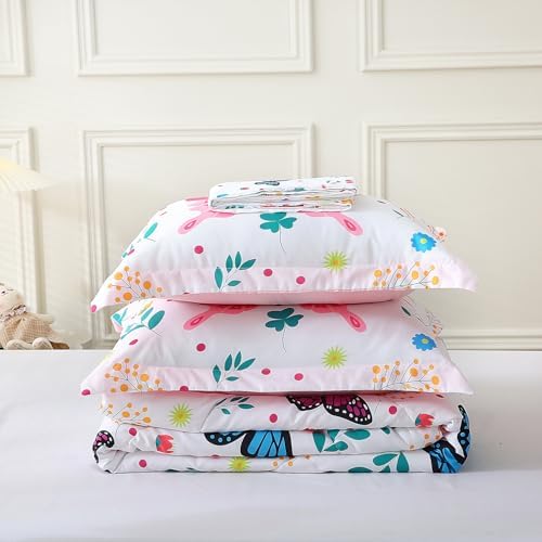 Wajade Butterfly Queen Comforter Set for Girls