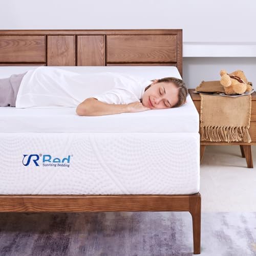 SR Red Sunrising 3 Inch Memory Foam Mattress Topper