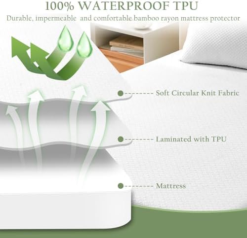 Luxe Linen 100 Waterproof Mattress Protector