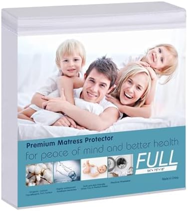 Foifope Waterproof Mattress Pad Terry Cotton Deep Pocket Cover 1