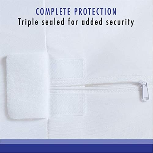 Hypoallergenic Box Spring Protector Twin White