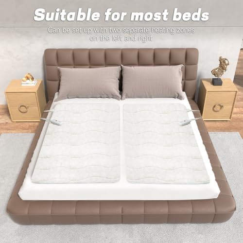 Templewet Heated Mattress Pad Mini Twin - 4 Heat Settings 10 Hour Auto Off
