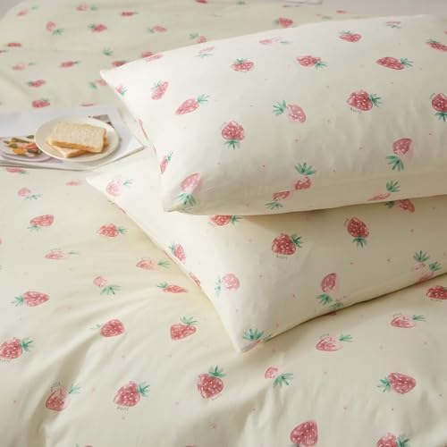 VClife Floral Queen Duvet Cover Set 3 Piece