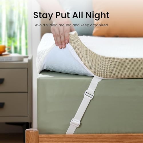 Marsail 3 Inch Cooling Memory Foam Mattress Topper