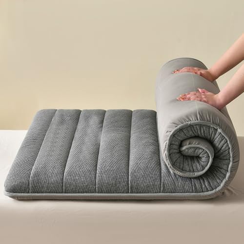 LDLCYCN Sponge Lash Bed Topper 5cm Thick Non-Slip Massage Mattress