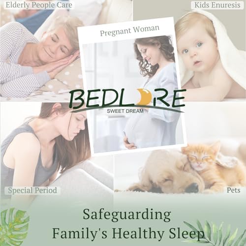 BEDLORE King Size Waterproof Mattress Protector with Breathable Noiseless Design