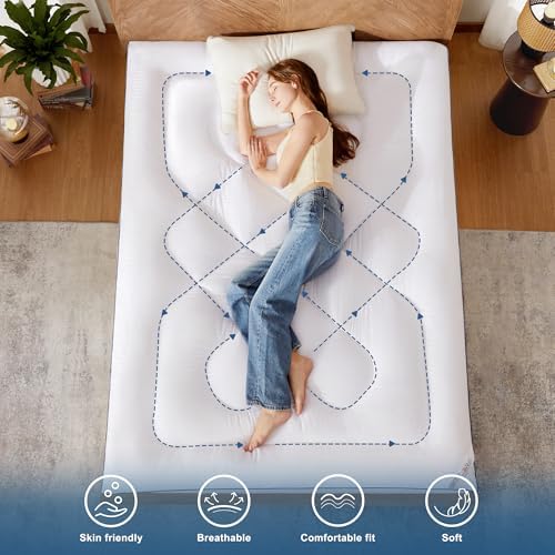 BEDLORE Twin Mattress Topper for Back Pain Relief