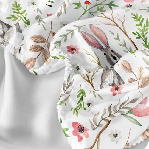 QOOMO Cartoon Rabbit Microfiber Bedding Set