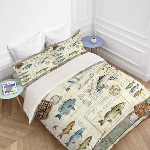Jerkboo Duvet Cover Set - 3D Print Modern Comforter Cover with Pillowcases