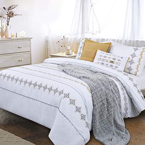 YINFUNG Boho Duvet Cover Set 104x90 King Size 3 Pc