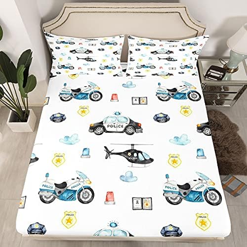 Feelyou Boys Airplane Bed Sheet Set Twin Size 2Pcs