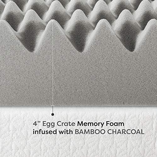 Best Price Mellow 4 Inch Memory Foam Mattress Topper Twin XL