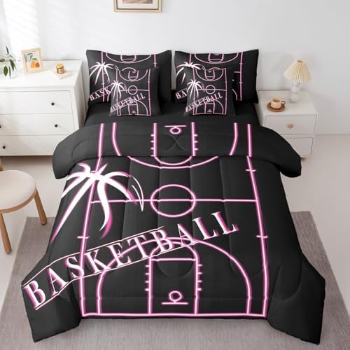 Erosebridal Kids Basketball Comforter Set Queen Size 7-Piece