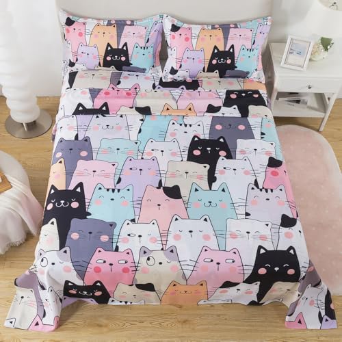 ADASMILE A S Cat Bedding Set for Kids