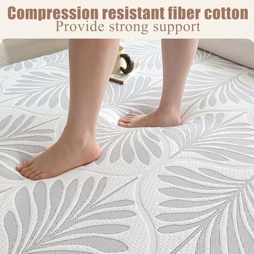 8cm Thick Foldable Floor Futon Mattress Topper for Travel and Camping