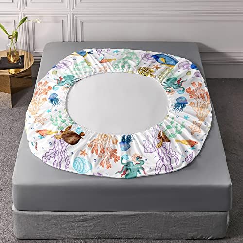 Sea Turtle Fitted Sheet Bed Set for Teens Adults