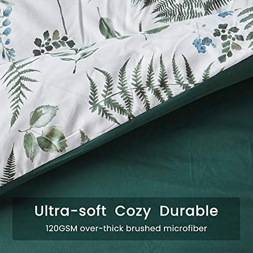 SLEEP ZONE Duvet Cover Set with Zipper and Pillowcase Tropical Pattern