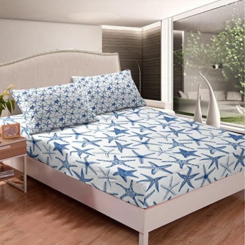 Feelyou Starfish Bed Set for Kids Twin Size 3Pcs