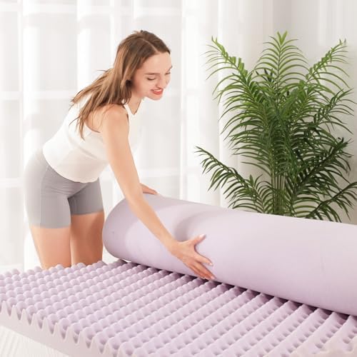 EGOHOME Egg Crate Memory Foam Mattress Topper 3 Inch Twin