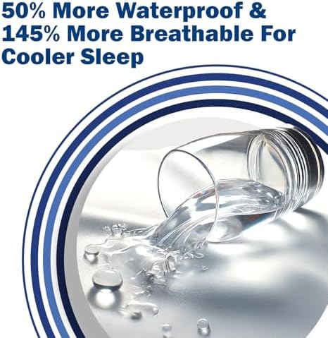 CleanRest Waterproof Mattress Protector for Full Size 12-21