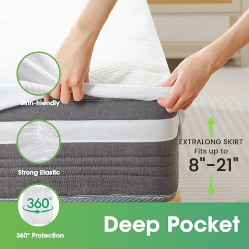 SameBed 100 Waterproof King Mattress Pad