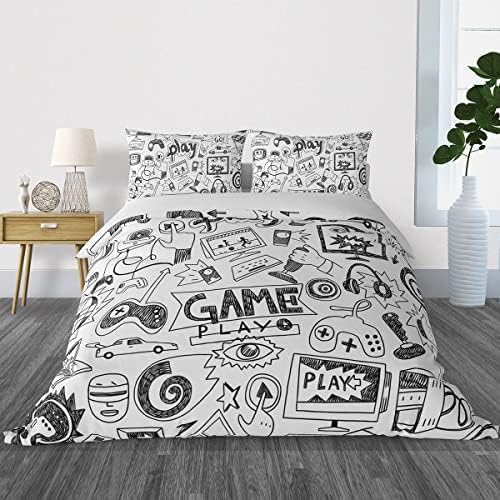 Vichonne Gaming Comforter Set for Boys Teen Twin Size