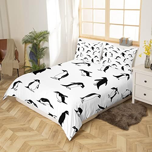 Erosebridal Penguin Duvet Cover Set Queen Size 1