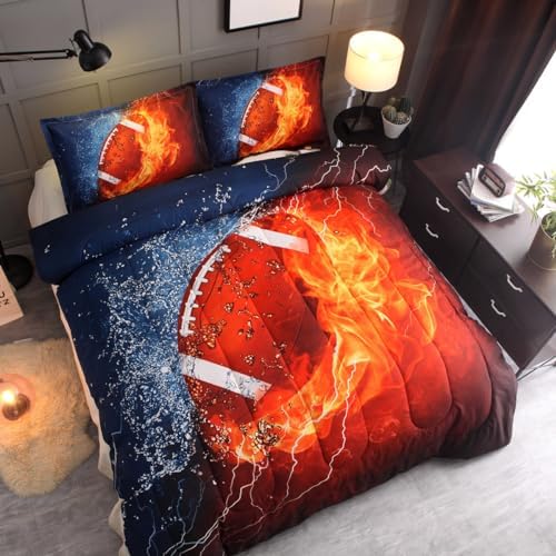 NTBED Football Comforter Set Twin for Boys Teens 1