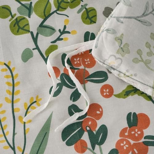 BUPIRD Floral Twin Duvet Cover Set 3 Pieces