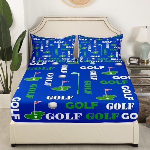 Feelyou Boys Golf Sheet Set Twin Size 3D Print Bedding