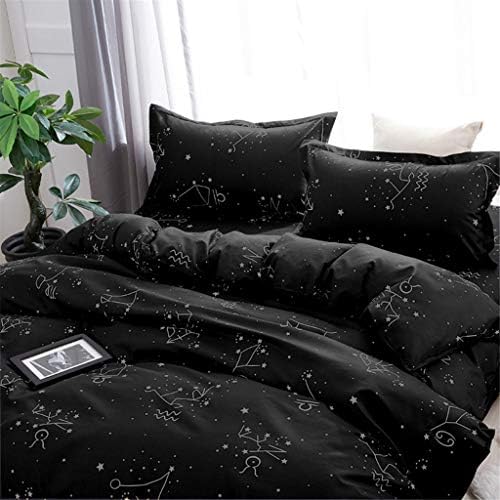 ZHH E-COMMERCE Duvet Cover Set King Kids - Starry Constellation Design