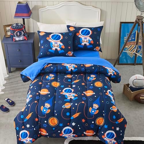 Seward Park Astronaut Navy Twin XL Bedding Set