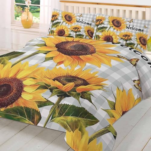 Boanket 3-Piece California King Duvet Cover Set with Zipper Closure